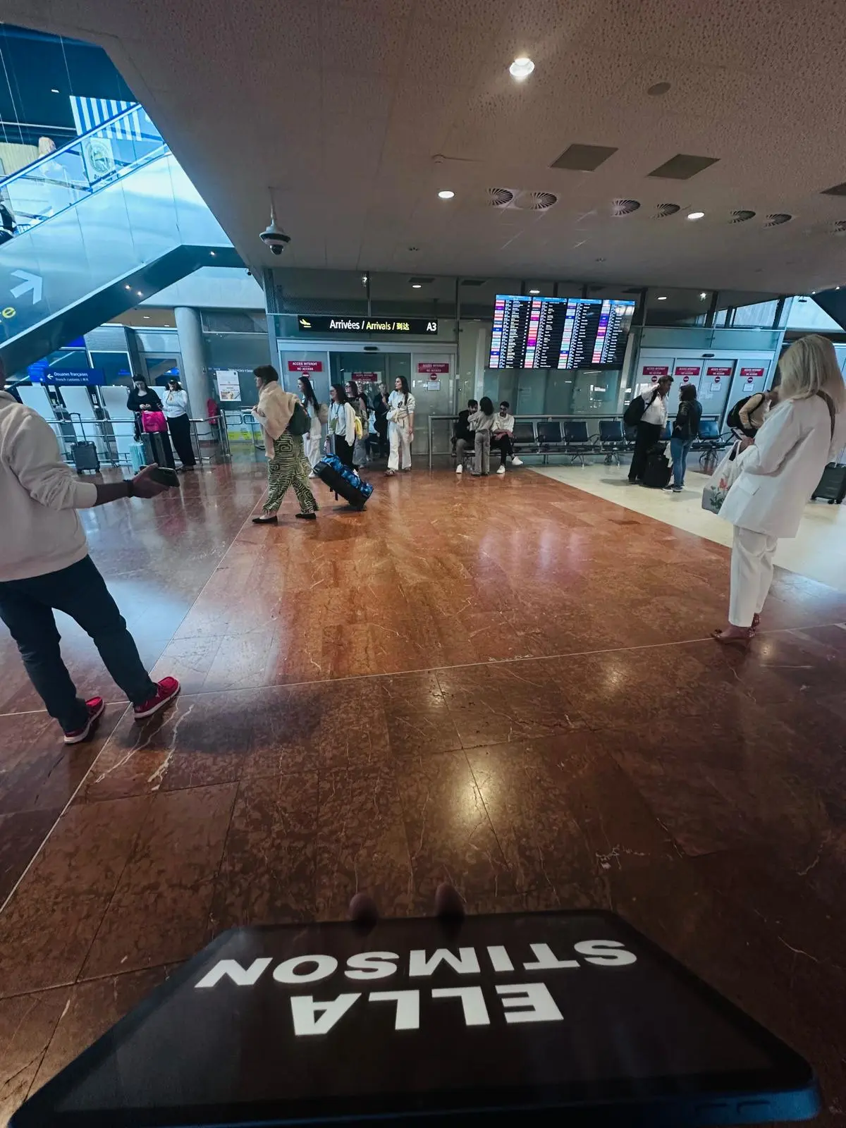 Accueil Meet & Greet en zone d'arrivée Aéroport Nice